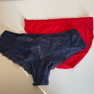 New! PINK| by Victoria Secret| Bundle of 2|Medium| Bikini Cut| Has Stretch